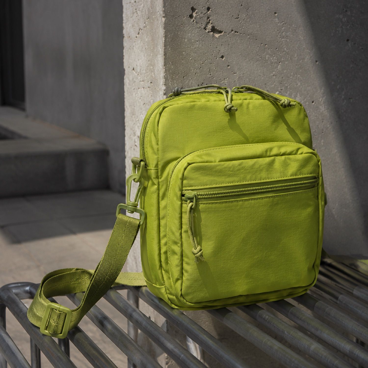 Metro zip utility bag — Crossbody Bags by SH SNEAKERS. in use.