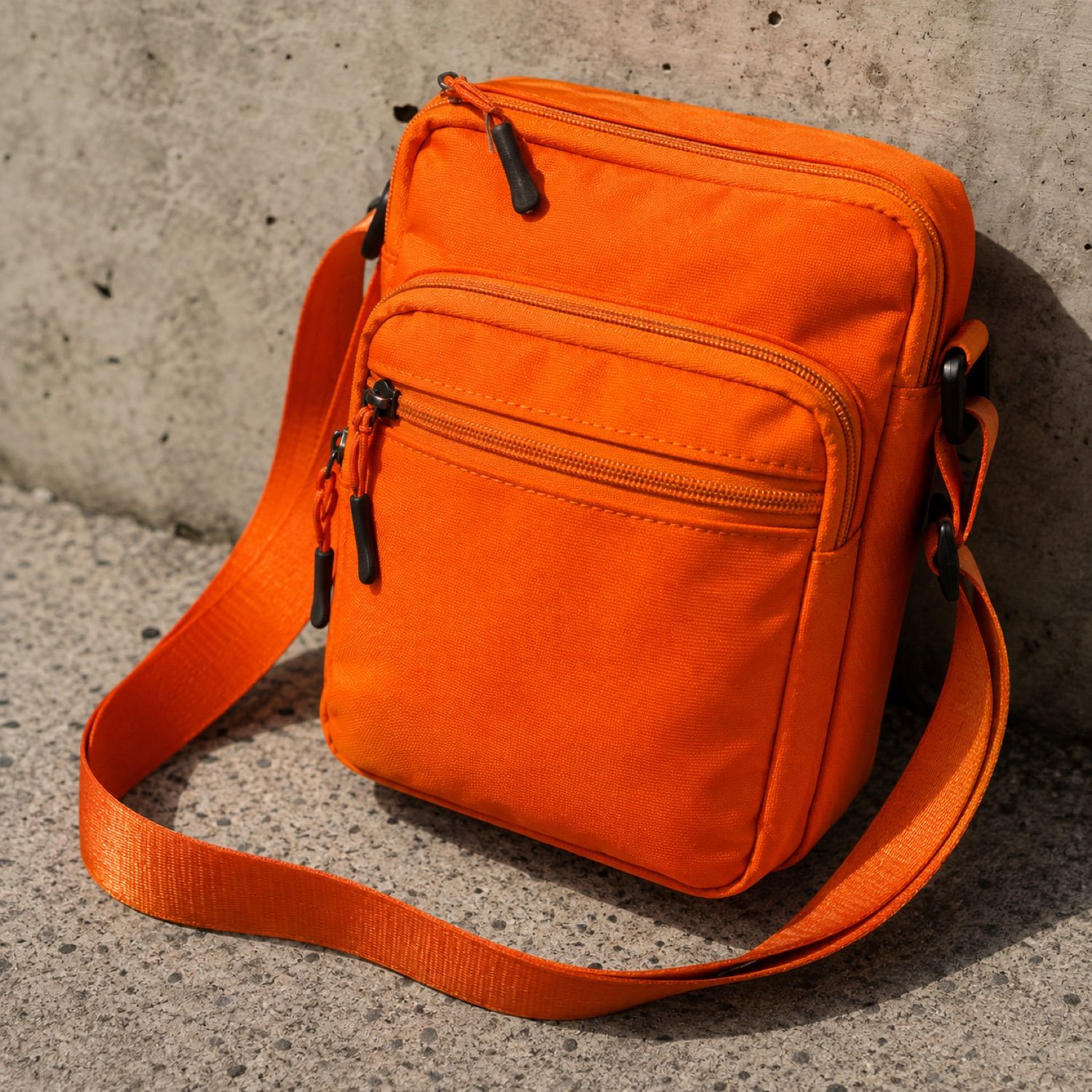 Drift phone pouch — Crossbody Bags by SH SNEAKERS. laid flat, full length.