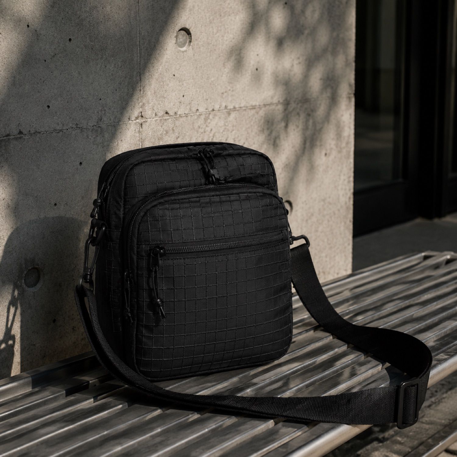 Switch zip utility bag — Crossbody Bags by SH SNEAKERS. in use.