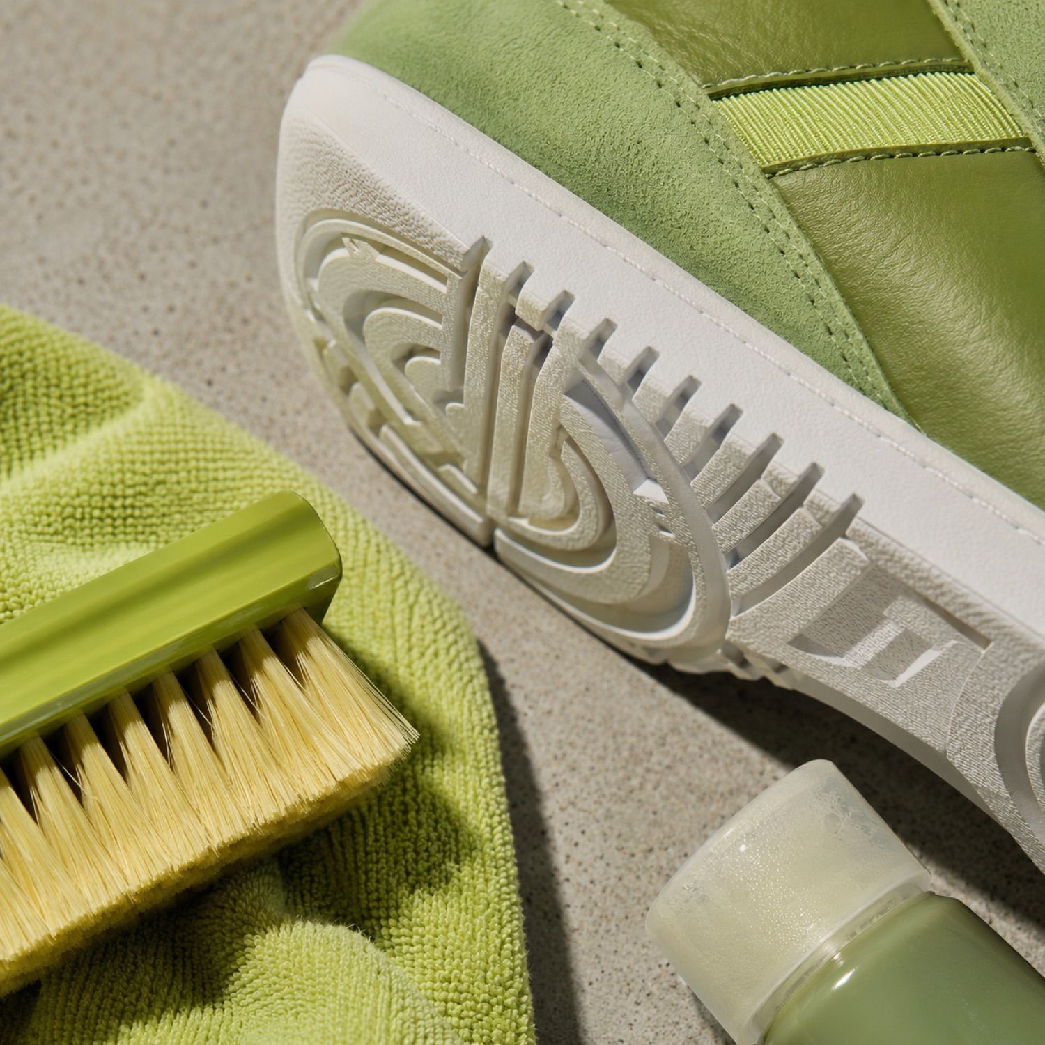 Northline sole cleaner kit — Care Kits by SH SNEAKERS. close detail of the fabric and finish.