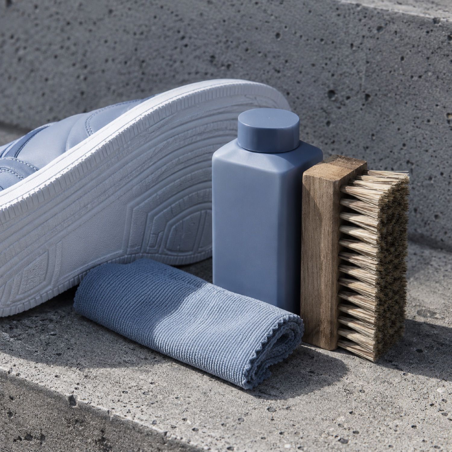 Depot travel brush set — Care Kits by SH SNEAKERS. laid flat, full length.