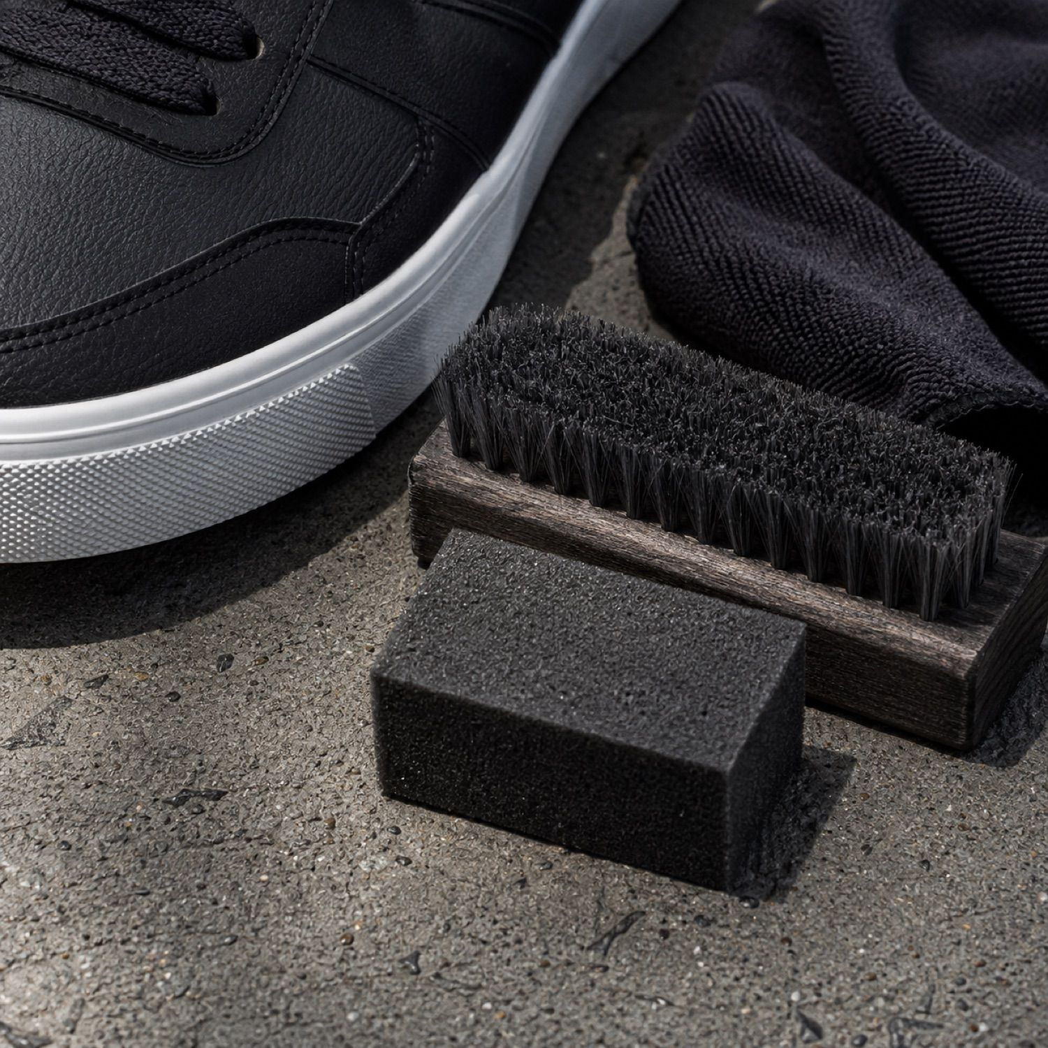 Signal sole cleaner kit — Care Kits by SH SNEAKERS. close detail of the fabric and finish.