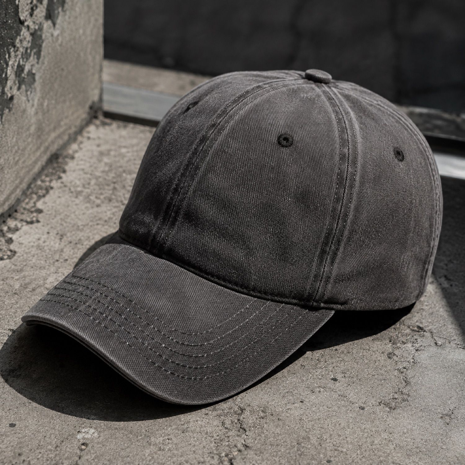 Switch soft nylon cap — Caps by SH SNEAKERS. laid flat, full length.