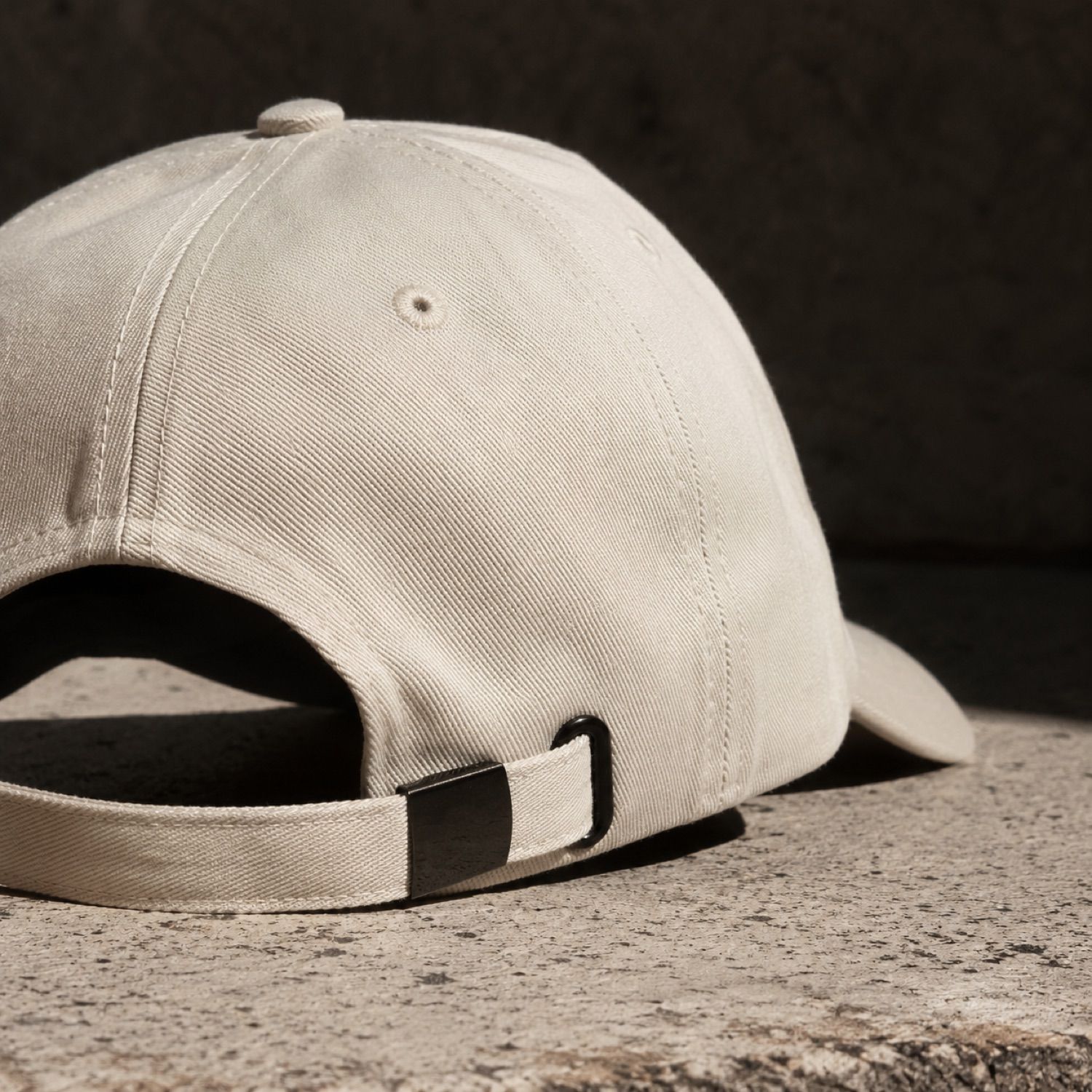 Relay soft nylon cap — Caps by SH SNEAKERS. close detail of the fabric and finish.