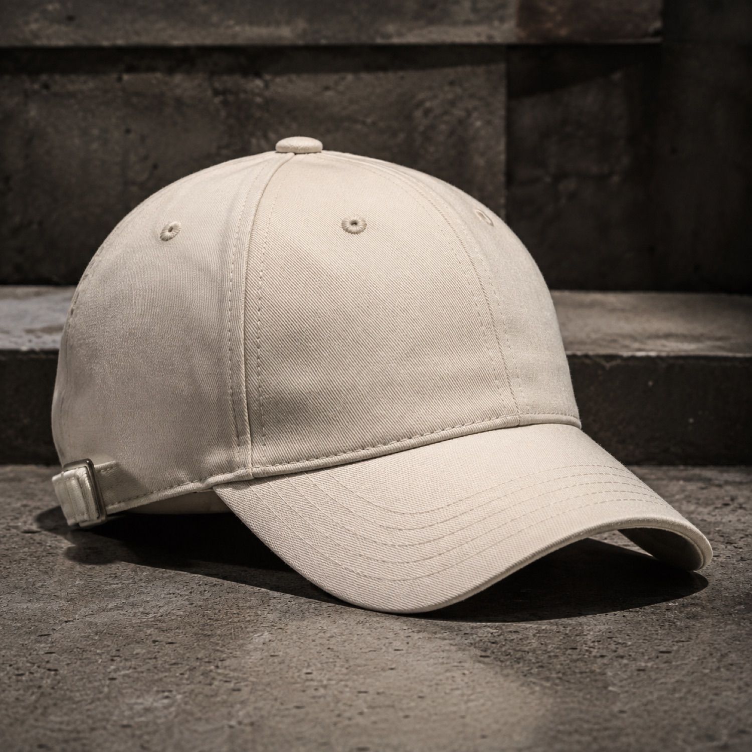 Relay soft nylon cap — Caps by SH SNEAKERS. laid flat, full length.