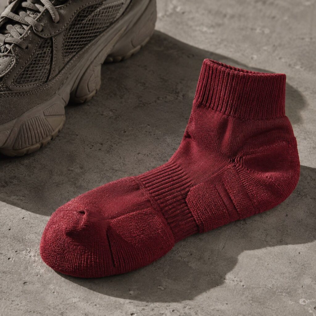 Vector rib crew sock — Statement Socks by SH SNEAKERS. product photograph on a white background.