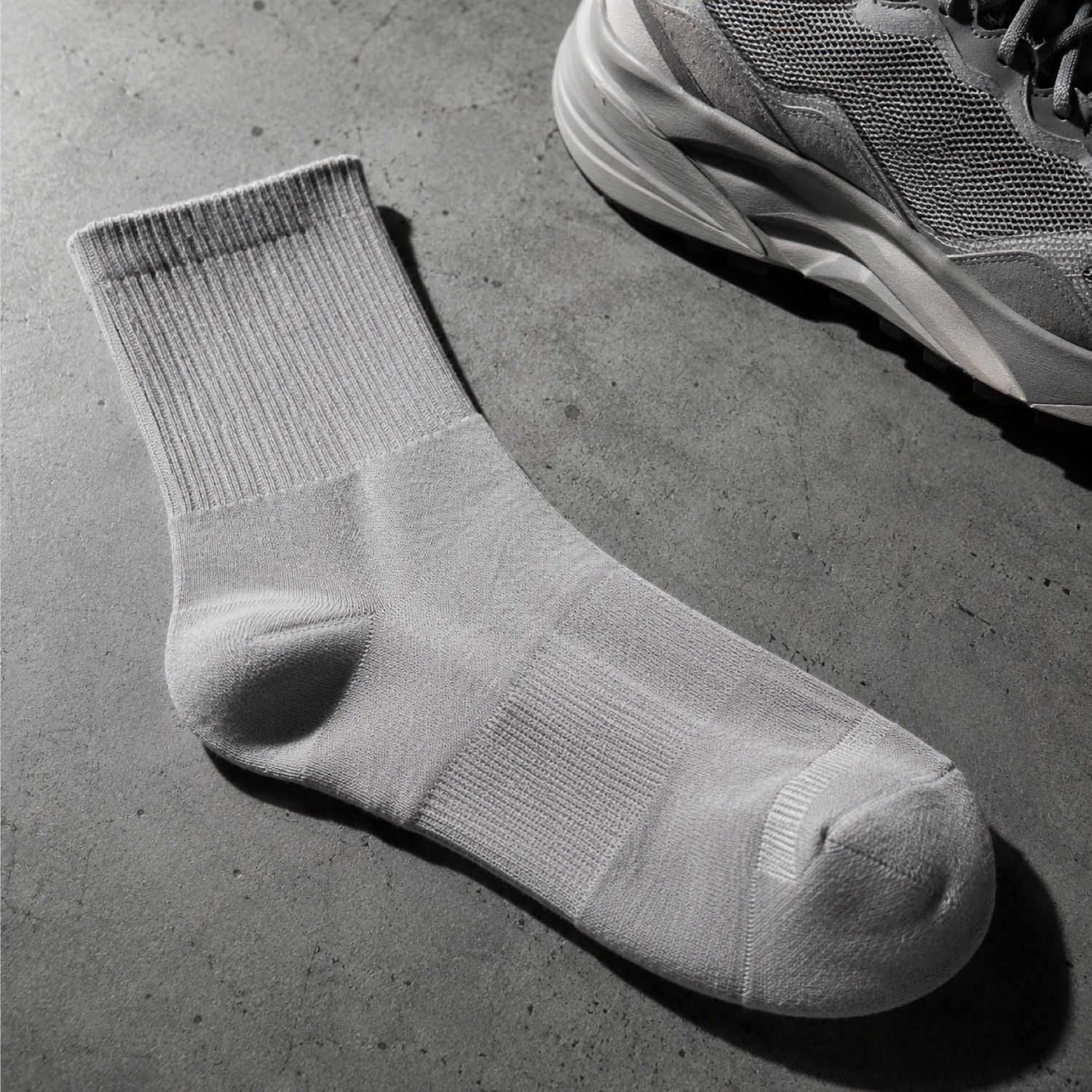 Field rib crew sock — Statement Socks by SH SNEAKERS. product photograph on a white background.