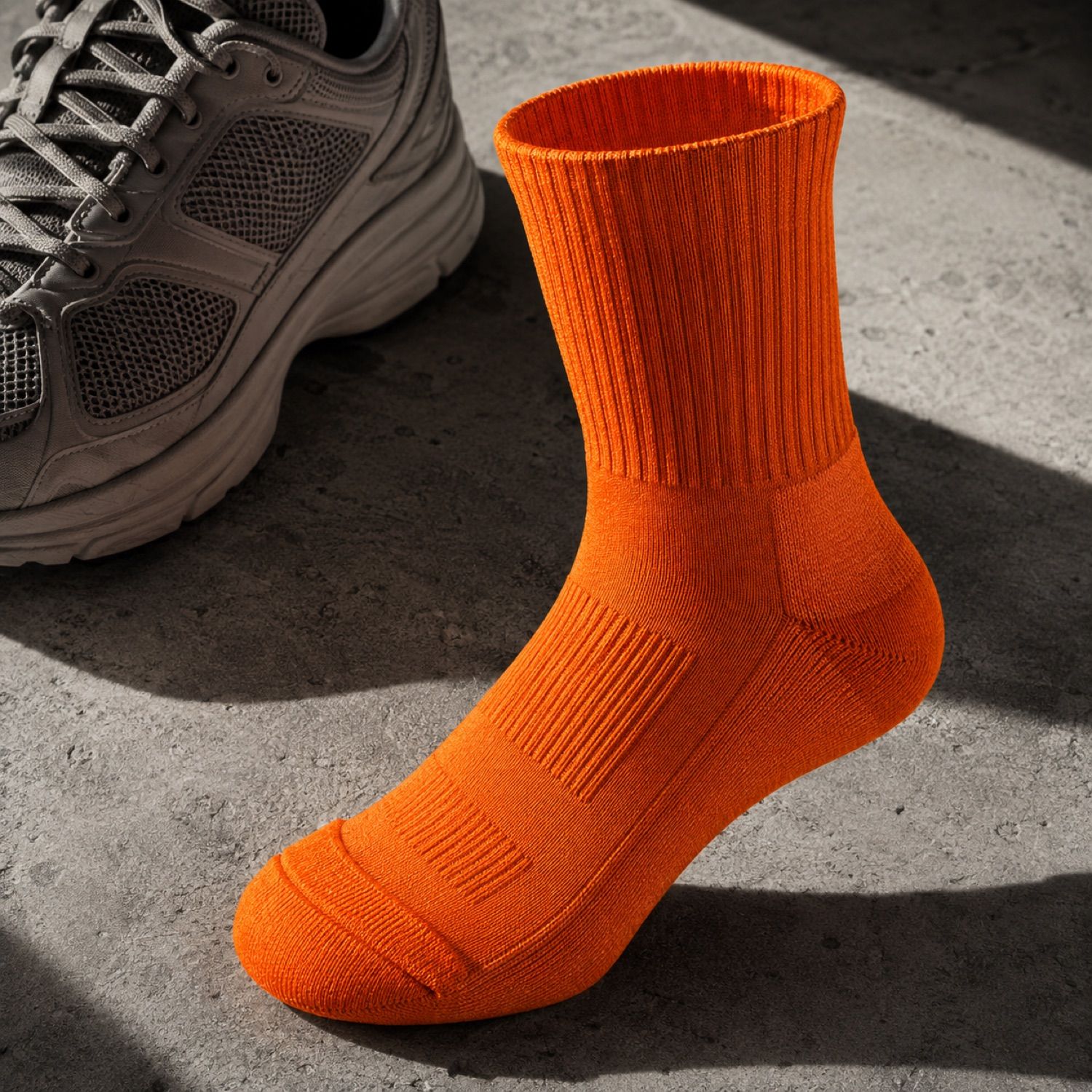 Beacon rib crew sock — Statement Socks by SH SNEAKERS. product photograph on a white background.