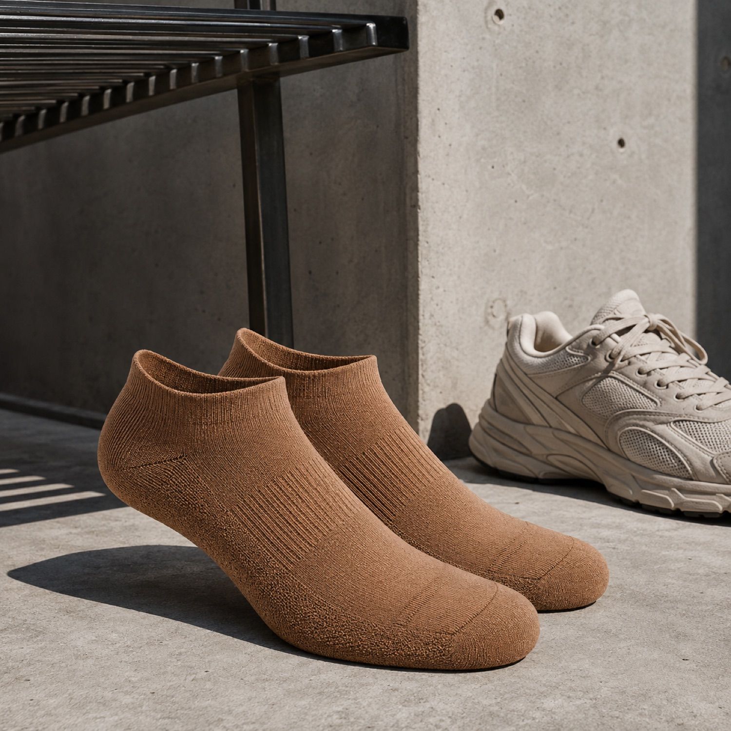 Drift mesh panel sock — Statement Socks by SH SNEAKERS. in use.