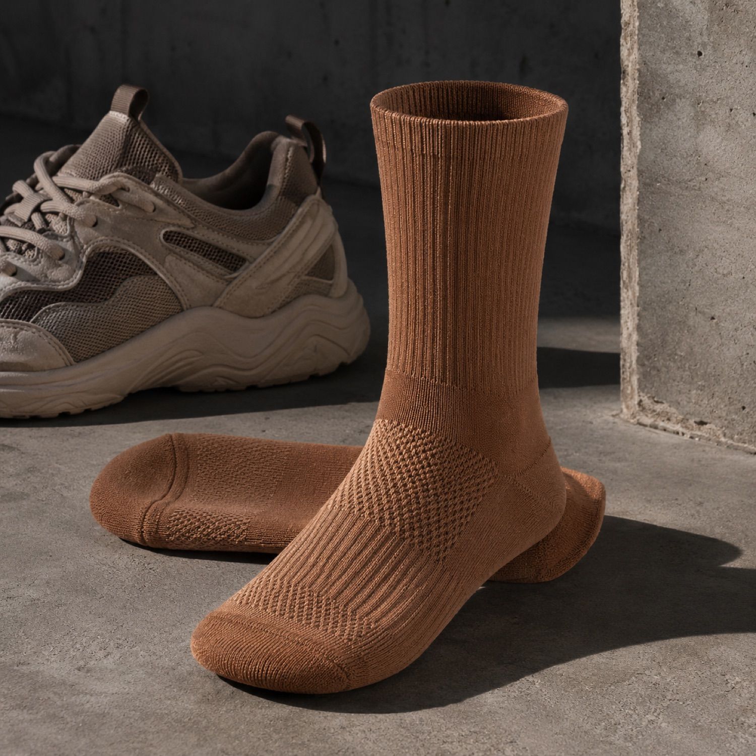 Drift mesh panel sock — Statement Socks by SH SNEAKERS. product photograph on a white background.