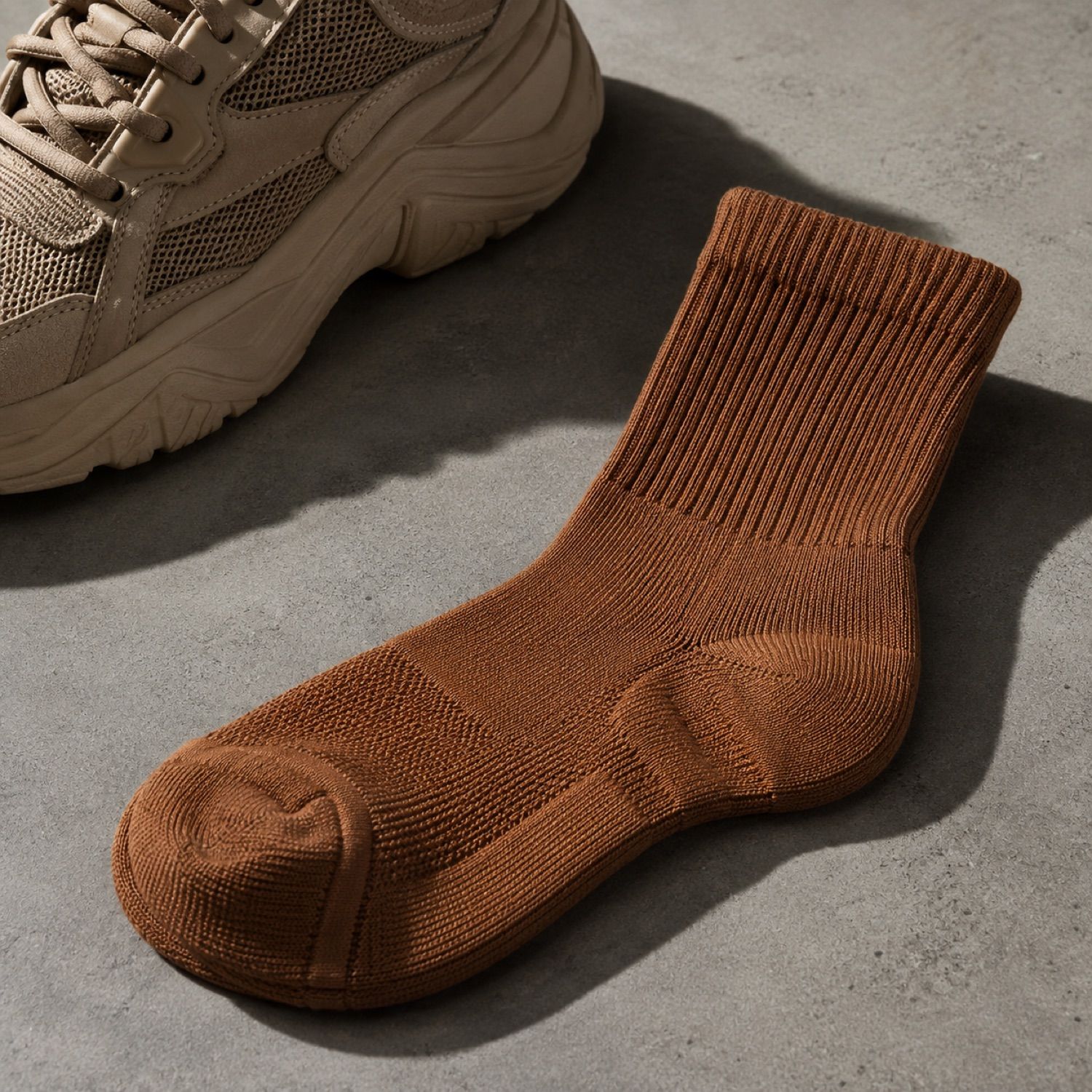 Core rib crew sock — Statement Socks by SH SNEAKERS. product photograph on a white background.