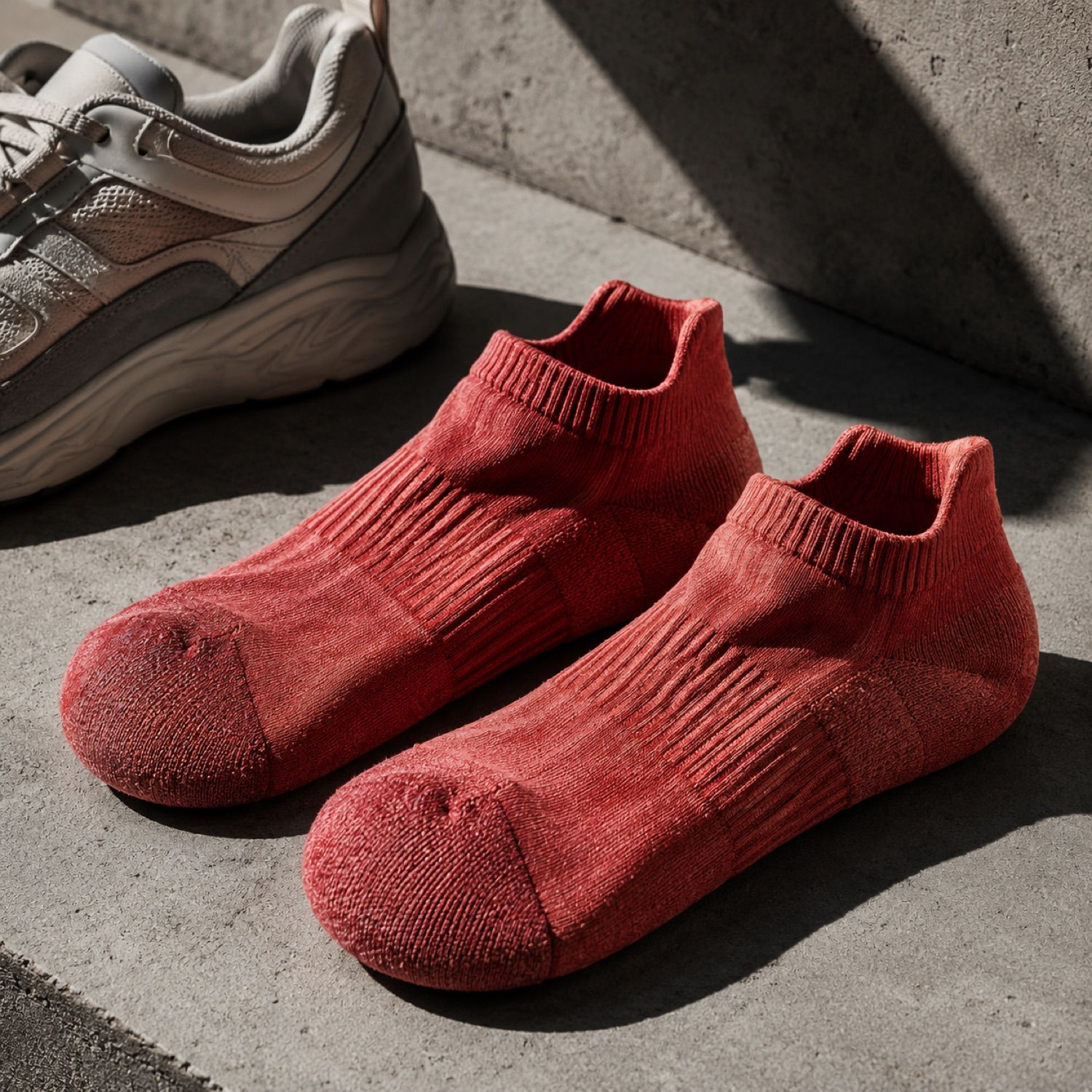 Pylon mesh panel sock — Statement Socks by SH SNEAKERS. product photograph on a white background.