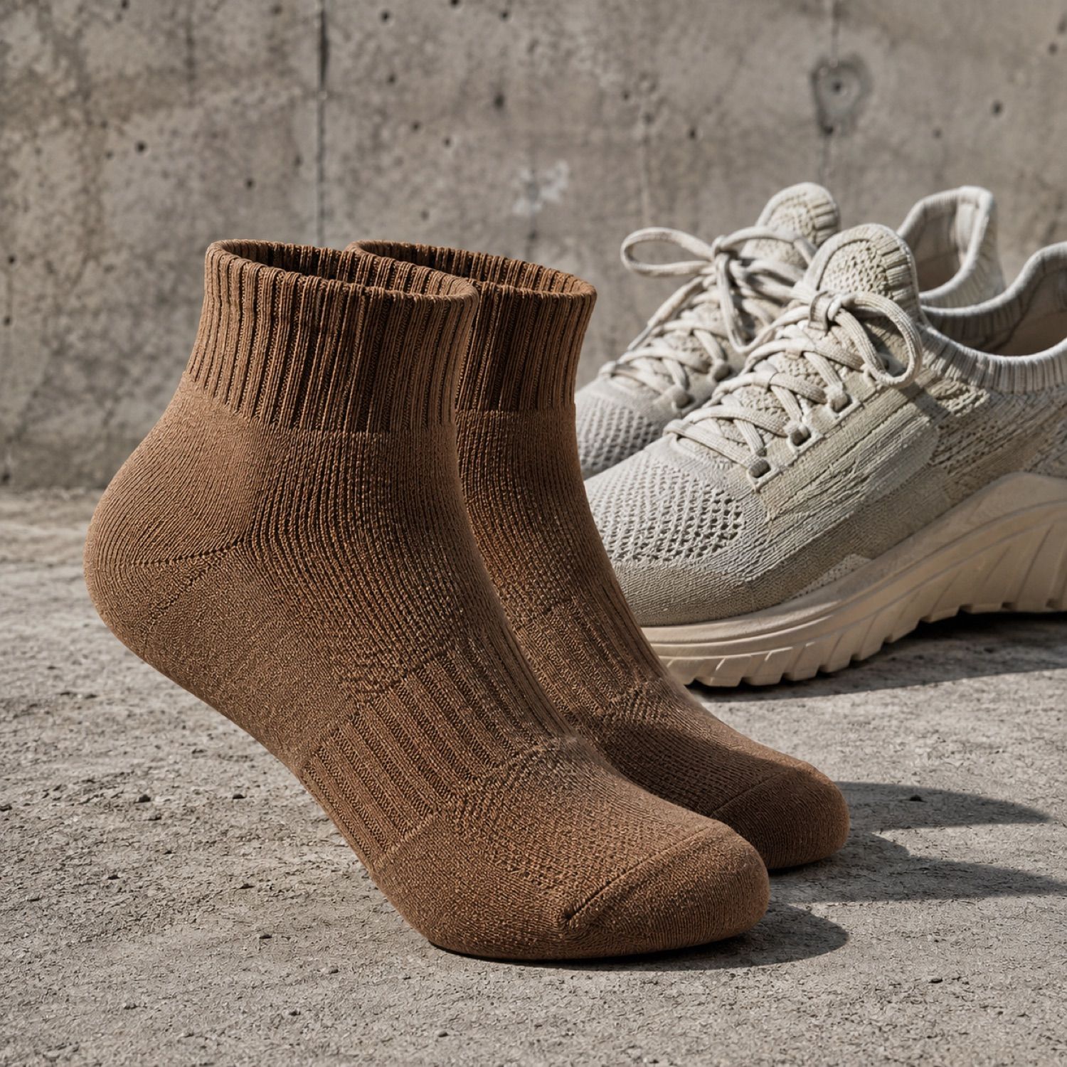 Drift heavy cushion sock — Statement Socks by SH SNEAKERS. laid flat, full length.