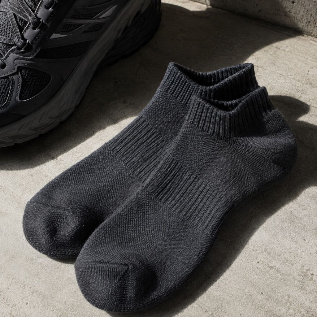 Northline rib crew sock — Statement Socks by SH SNEAKERS. product photograph on a white background.