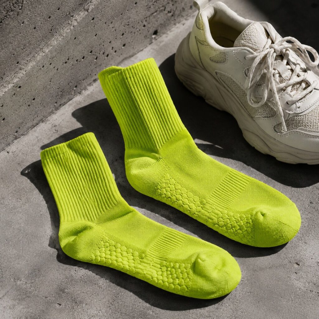 Vector heavy cushion sock — Statement Socks by SH SNEAKERS. product photograph on a white background.