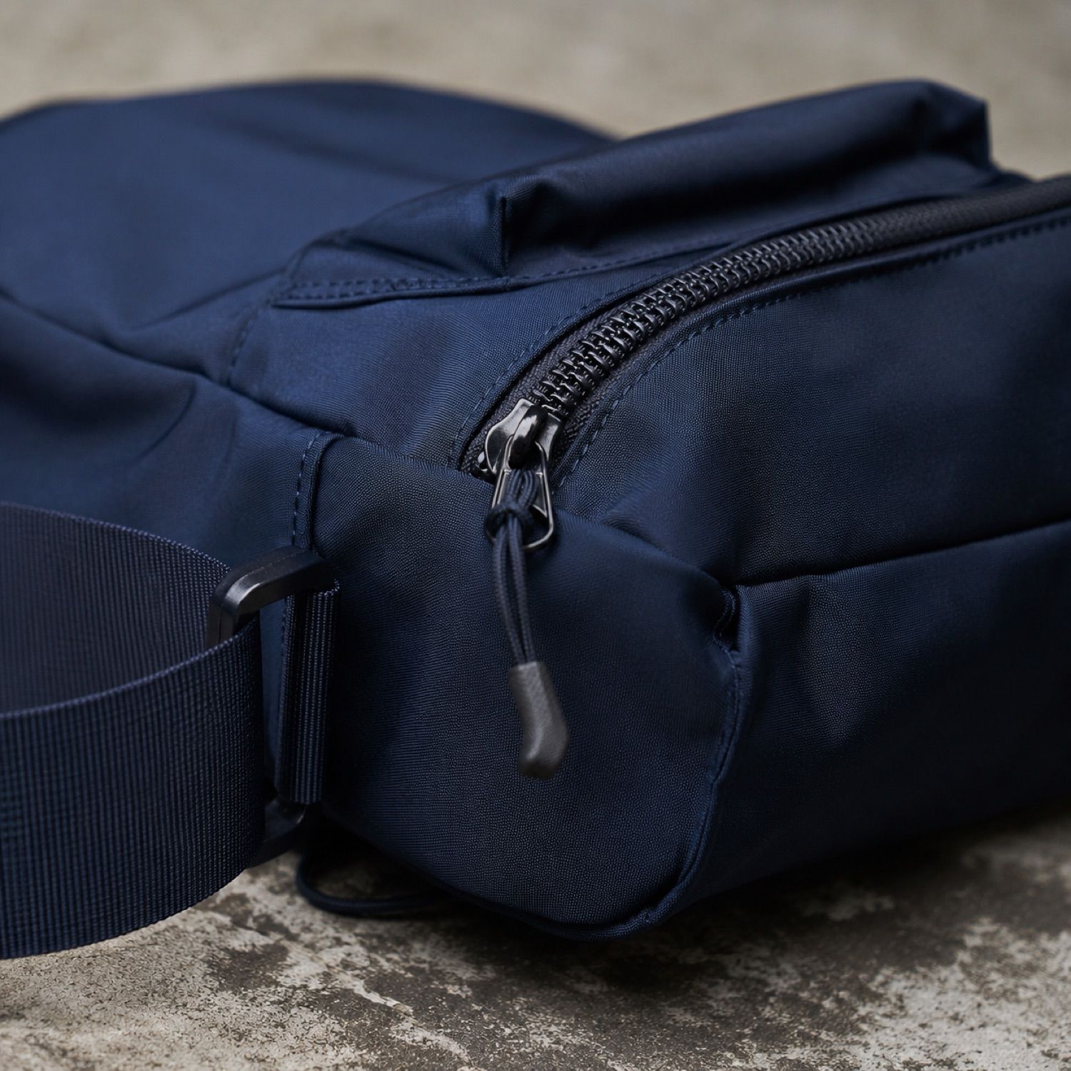 Tarmac drawcord dust bag — Sneaker Storage by SH SNEAKERS. close detail of the fabric and finish.