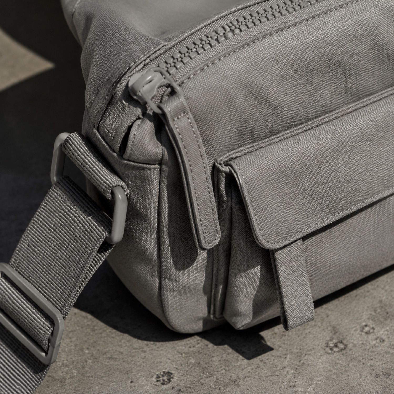 Drift drawcord dust bag — Sneaker Storage by SH SNEAKERS. close detail of the fabric and finish.