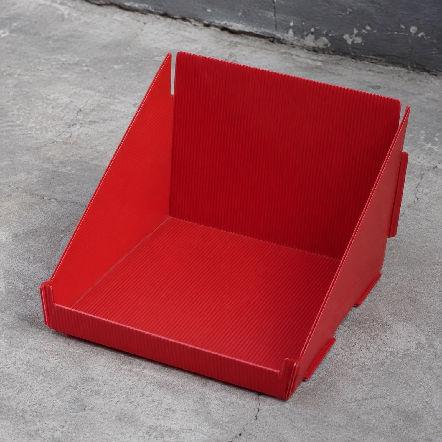 Axis stackable shoe box liner — Sneaker Storage by SH SNEAKERS. laid flat, full length.